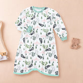 Baby Long Sleeve Sleep Dress and Sleep Bag for Newborns
