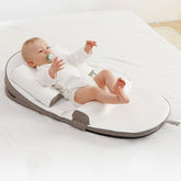SISTINE Infants Feeding Pillow Infants Anti Overflow Anti Choking Bed Medium Feeding Pillow Infants Multifunctional Feeding Support Pillow Travel Portable Feeding Pillow Cocoa Brown