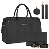 BOLOSTA Diaper Bag Tote for Women Diaper Bag Tote with Changing Pad Large Capacity Mommy Bag for Hospital and Weekender Multi-functional Travel Maternity Bag for New Mommy Essential Black