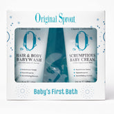 Original Sprout Babys First Bath Kit. Scrumptious Baby Cream Hair and Body Wash and Comb. 4 Ounces Each. Dermatologist Tested products perfect for Infants Babies and Toddlers with Sensitive Skin.
