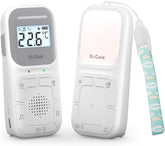 Dr.Care NeoGo Portable Baby Audio Monitor and Sound Machine | Baby Sleep Soother | Travel | Registry Gift with 1000ft Range Two-Way Talk VOX Nightlight 8 Lullabies and Vibrating Sound Alert