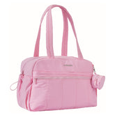 GOBABYMART Large Diaper Bag Tote with Changing Pad Maternity Bag Baby Travel Bag Nappy Bags with Wet Pocket Hospital Bag (Pink)