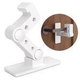 FYY Child Proof Door Lever Lock - 1 Pack Baby Proofing Door Locks for Kids Safety 3M Adhesive Door Handle Lock Prevent Toddlers from Opening Doors Adjustable Cabinet Locks Baby Safety Products