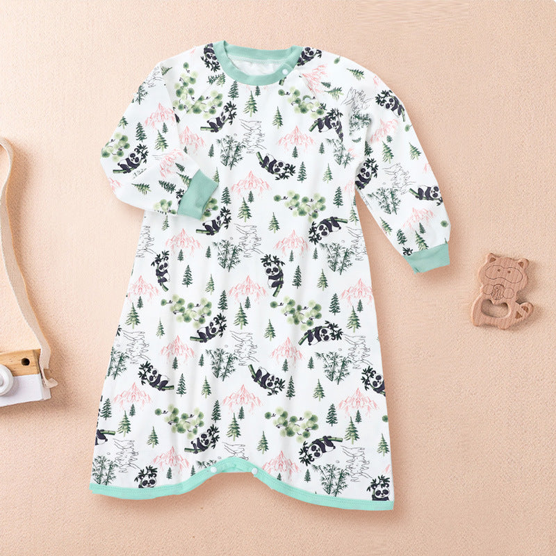 Baby Long Sleeve Sleep Dress and Sleep Bag for Newborns