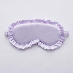Silk Ruffle Sleep Eye Mask for Better Sleep (Multicolor)