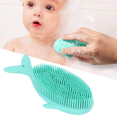 Baby Silicone Bath Brush Baby Brush Massage Brush Scrubbers Exfoliator Brush for Dry Skin Hair Care Bath Time
