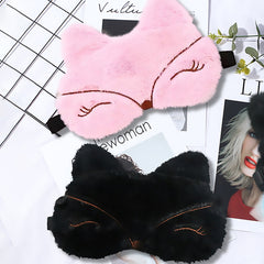 Cute Pikachu Plush Sleep Mask for Better Sleep Aid