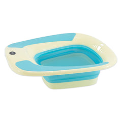Sitz Bath Sitz Bath for Hemorrhoids Sitz Bath for Toilet Seat Sitz Bath for Postpartum Care Sits Bath Tub for Women Men Adults Sitz Bath Soak Salts Basin Hip Bath Bowl Foldable Blue