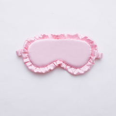 Silk Ruffle Sleep Eye Mask for Better Sleep (Multicolor)