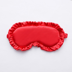 Silk Ruffle Sleep Eye Mask for Better Sleep (Multicolor)