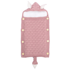 Spring Autumn Baby Knitted Rabbit Ear Sleep Sack