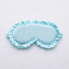 Silk Ruffle Sleep Eye Mask for Better Sleep (Multicolor)