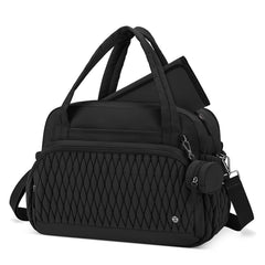 Telena Diaper Bag Tote Travel Diaper Bag Crossbody Large Capacity Hospital Bag for Women Labor Delivery Baby Diaper Bag with Pacifier Case Black