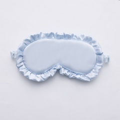Silk Ruffle Sleep Eye Mask for Better Sleep (Multicolor)