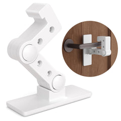 FYY Child Proof Door Lever Lock - 1 Pack Baby Proofing Door Locks for Kids Safety 3M Adhesive Door Handle Lock Prevent Toddlers from Opening Doors Adjustable Cabinet Locks Baby Safety Products